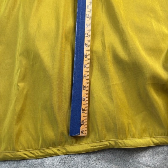 MYCRA PAC Donatella Women XL Olive Green Burgundy Pleated Hood Raincoat USA Read - Picture 8 of 16